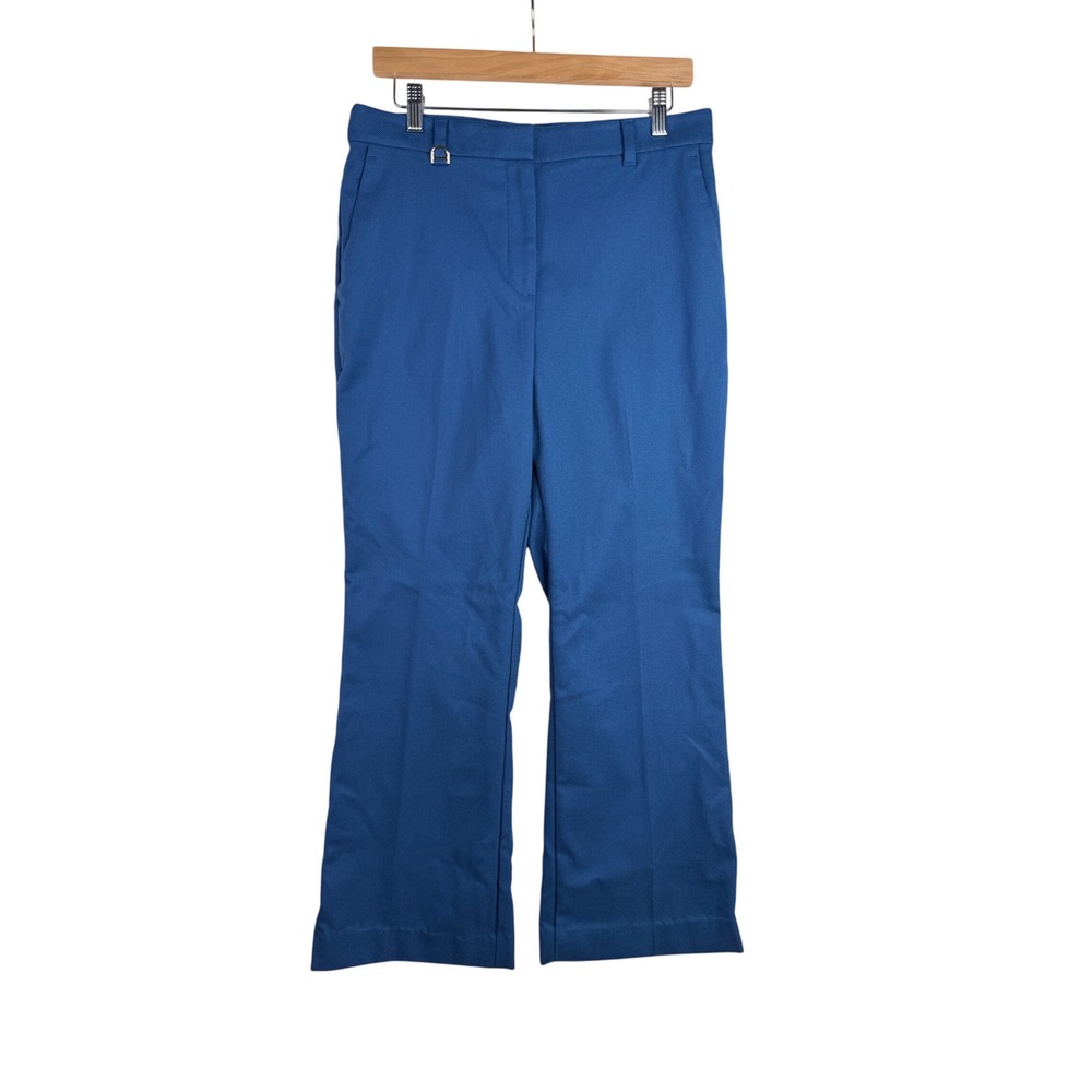 New Ann Taylor Straight Leg Trouser Pants size 8 Petite Blue